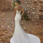 Stunning Lingerie Bodice in Lace Wedding Dress Vestido De Novia Bridal Gown Court Train Princess Modern Mermaid Bow Satin