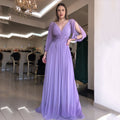 Simple Elegant Formal Dress Women Elegant Party Dresses for Women High-end Luxury Evening Dress Ladies Long Prom Gown Customized PURPLE
