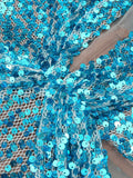 Blue Long Mermaid Party Dress Sequins Beaded Deep V Neck Plunge Halter Cut out Bodycon Cocktail Party Evening Gowns