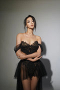 Sparkly Sequin Sexy Tops Skirt 2 PCS Set Women Celebrate Party Birthday NightClub Performance Stage Show Wear