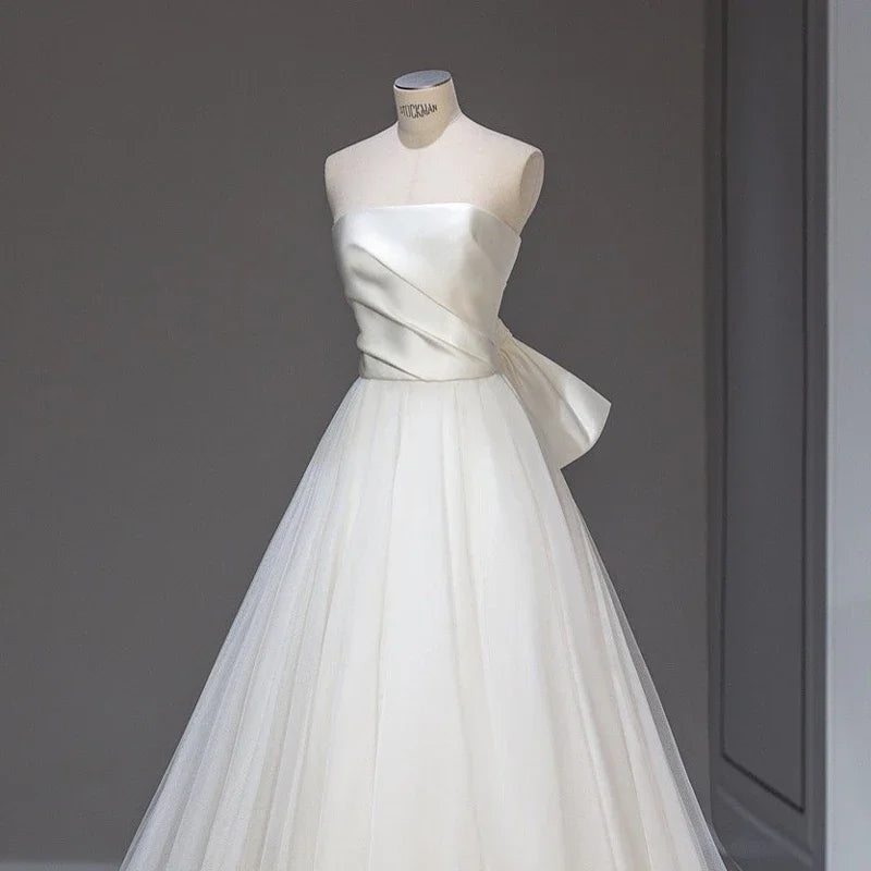 Wedding Dresses Ball Gown Elegant Woman Dress for Party Dresses Women Evening Dress Robe Soiree Formal Prom Occasion Customized Ivory