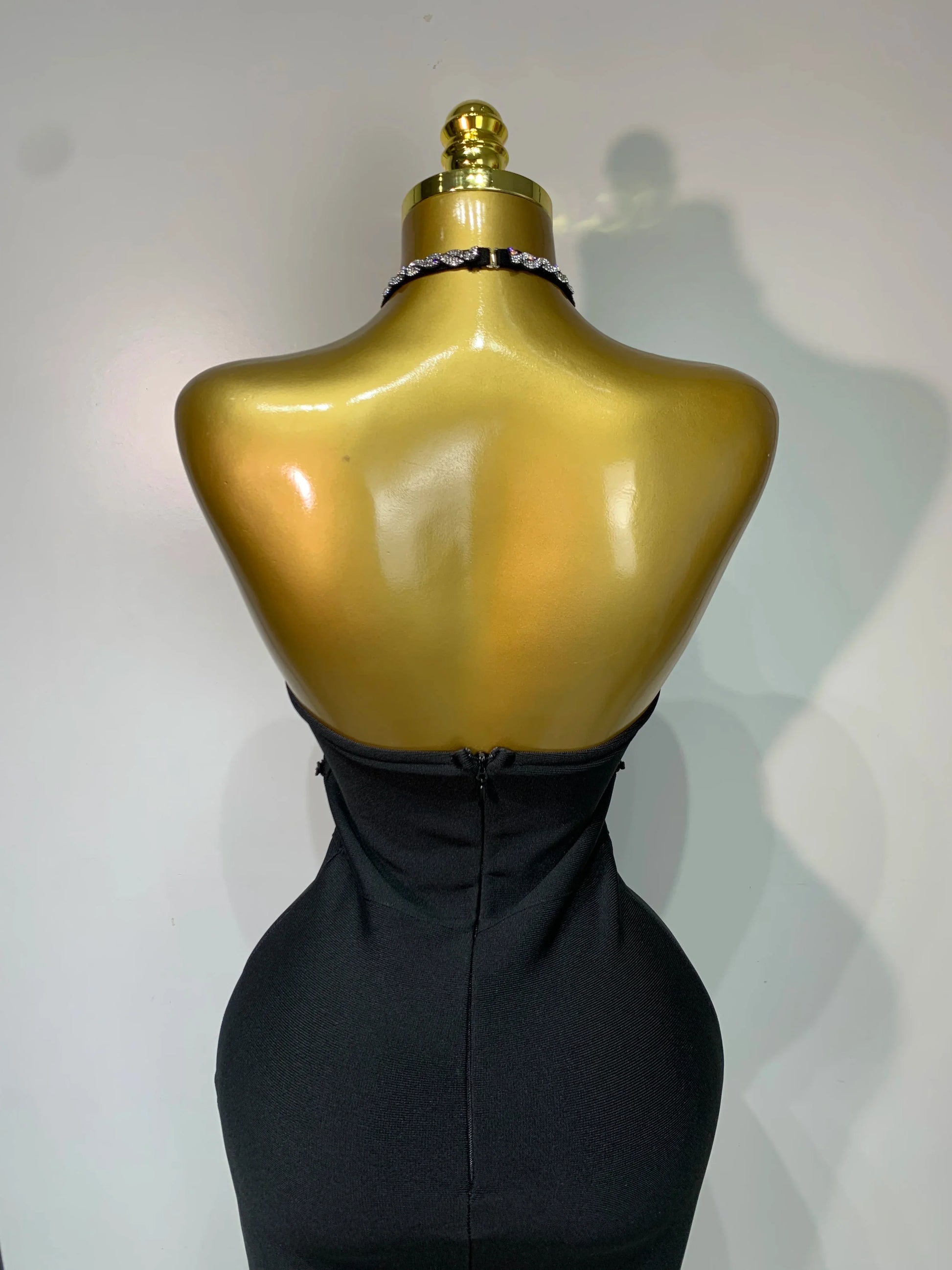 Women Sexy Halter Backless Shinning Crystal Bodycon Long Dress Celebrate Birthday Elegant Evening Party Dress Wedding Guest Gown