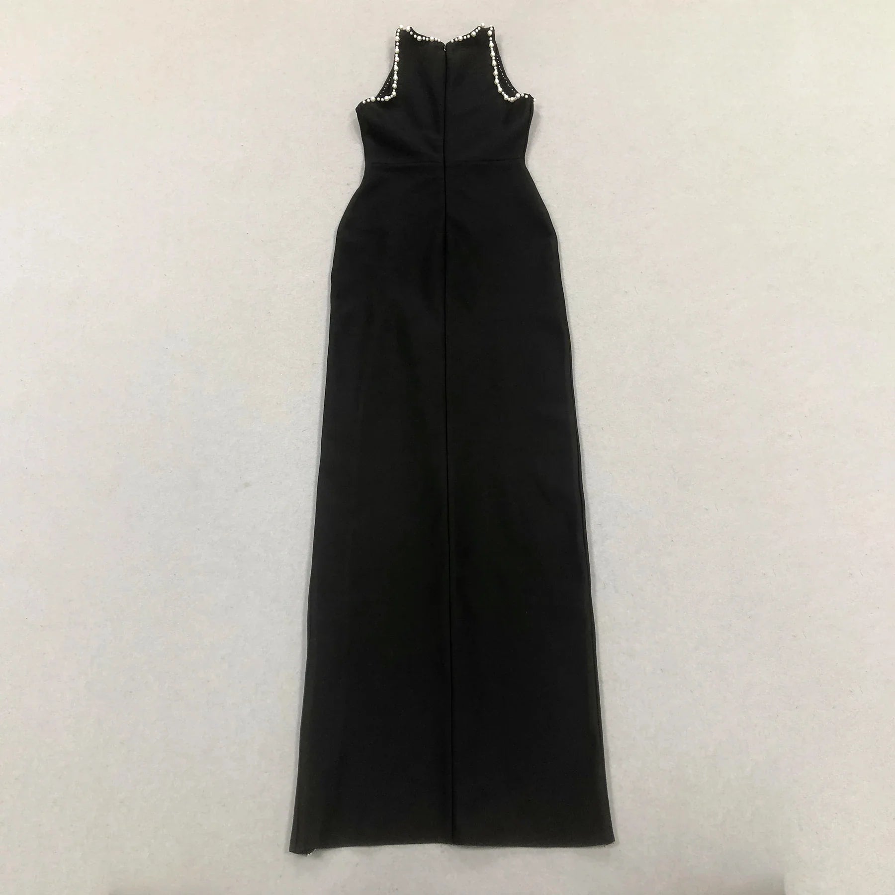 Women Sleeveless Sexy Shinning Rhinestones Bodycon Long Bandage Dress Celebrate Evening Party Birthday Fashion Wear