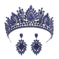 Baroque Queen Crowns For Women Crystal Bridal Tiara Crown For Wedding Bride Pageant Diadem Party Prom Hair Jewelry Headdress as picture 2