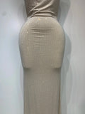 Sexy Backless Bodycon Dress Women Eegant Birthday Evening Party Dresses Luxury Formal Prom Dresses Sparkly Nightclub Vestidos