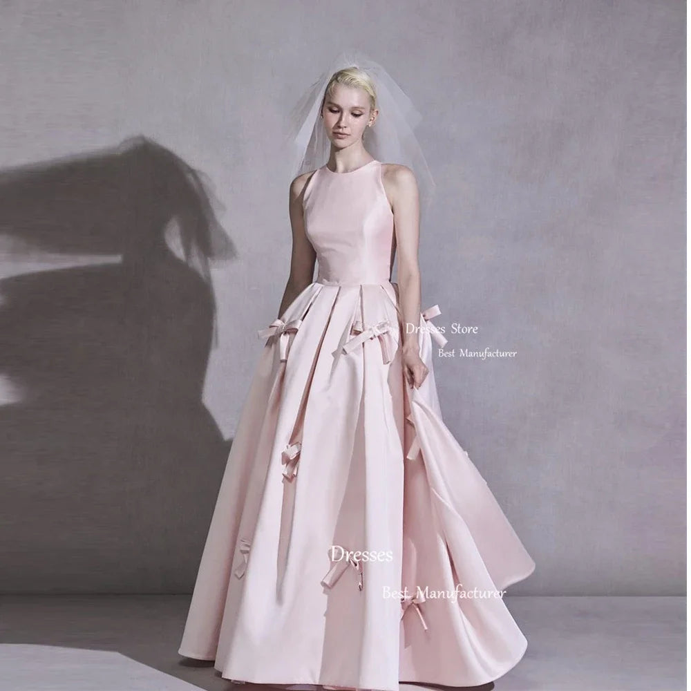Prom Party Cocktail Evening Elegant Party Dresses for Women Luxury Woman Evening Dress Gown Robe Soiree Ball Gowns Customized Pink