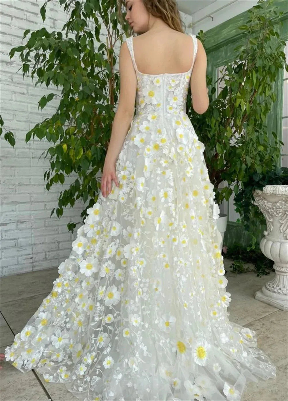 Prom Dresses Spaghetti Strap A-line فساتين السهرة Elegant Sleeveless Sweep Train Sweetheart vestidos verano moda as pic
