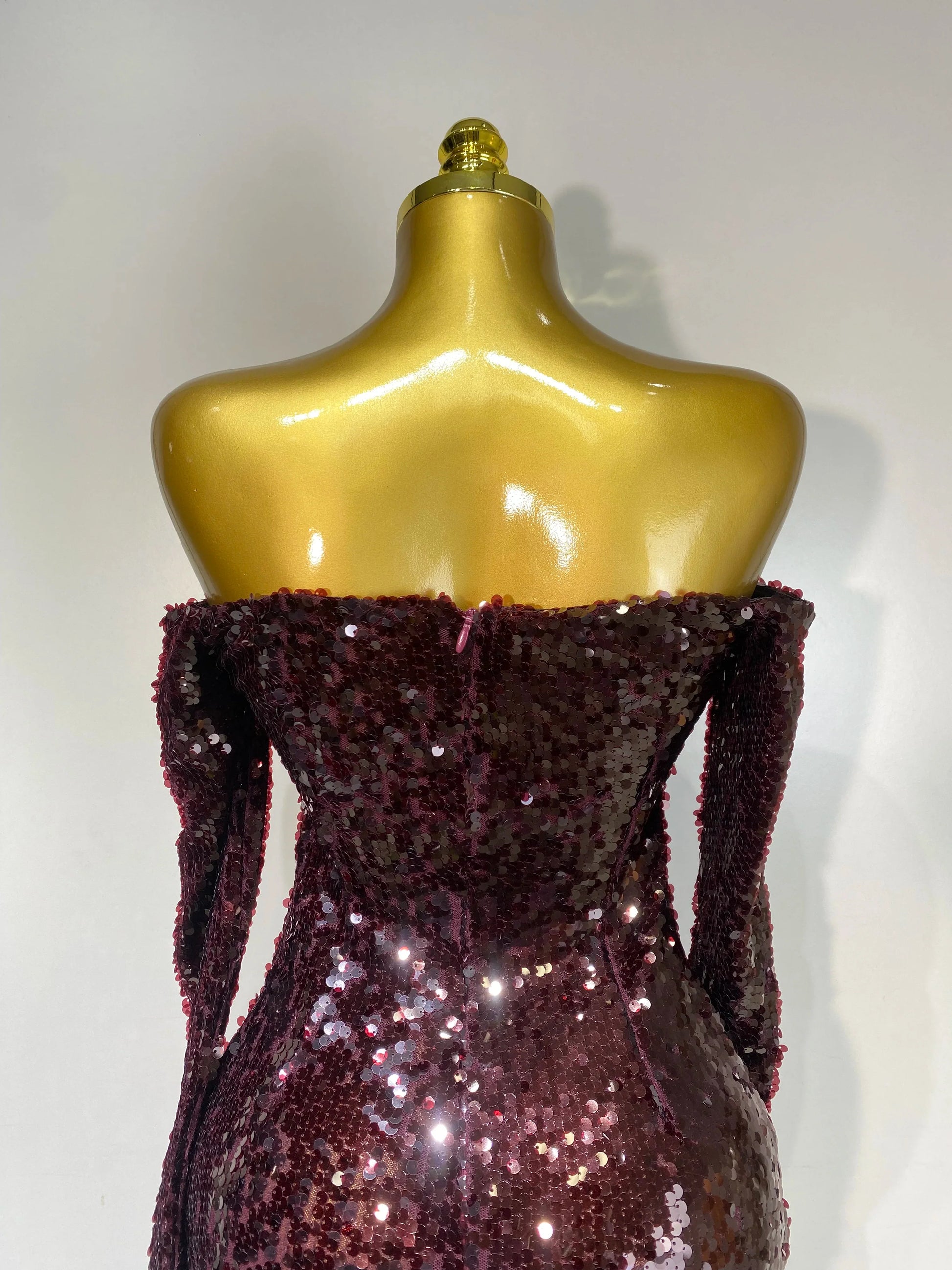 Women Luxury Sequin Celebrity Sexy Off Shoulder Long Bodycon Dress Elegant Evening Club Party Fashion Birthday Dresses