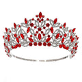 Baroque Queen Crowns For Pageant Crystal Royal Princess Bridal Tiara Crown For Wedding Women Diadem Prom Hair Jewelry Headdress as picture 3