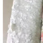 Formal Party Dresses Women O-Neck Long Sleeves Sheath Evening Gowns 3D FLower Lace Applique Tulle Celebrity Dress