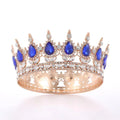Princess Queen Crowns For Women Wedding Bridal Headdress Baroque Round Tiaras Crowns For Pageant Birthday Party Hair Jewelry as pic 4