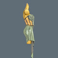 Women's Fashion Suits Two Pieces Crop Top Skirt Sets Night Club Shiny Diamonds Luxury Party Show Stage Outfit Feicui