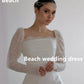 Bohemian Nermaid Wedding Dresses Lace Long Sleeves Sweetheart Formal Pricness Bride Bridal Gown Party Evening Dress