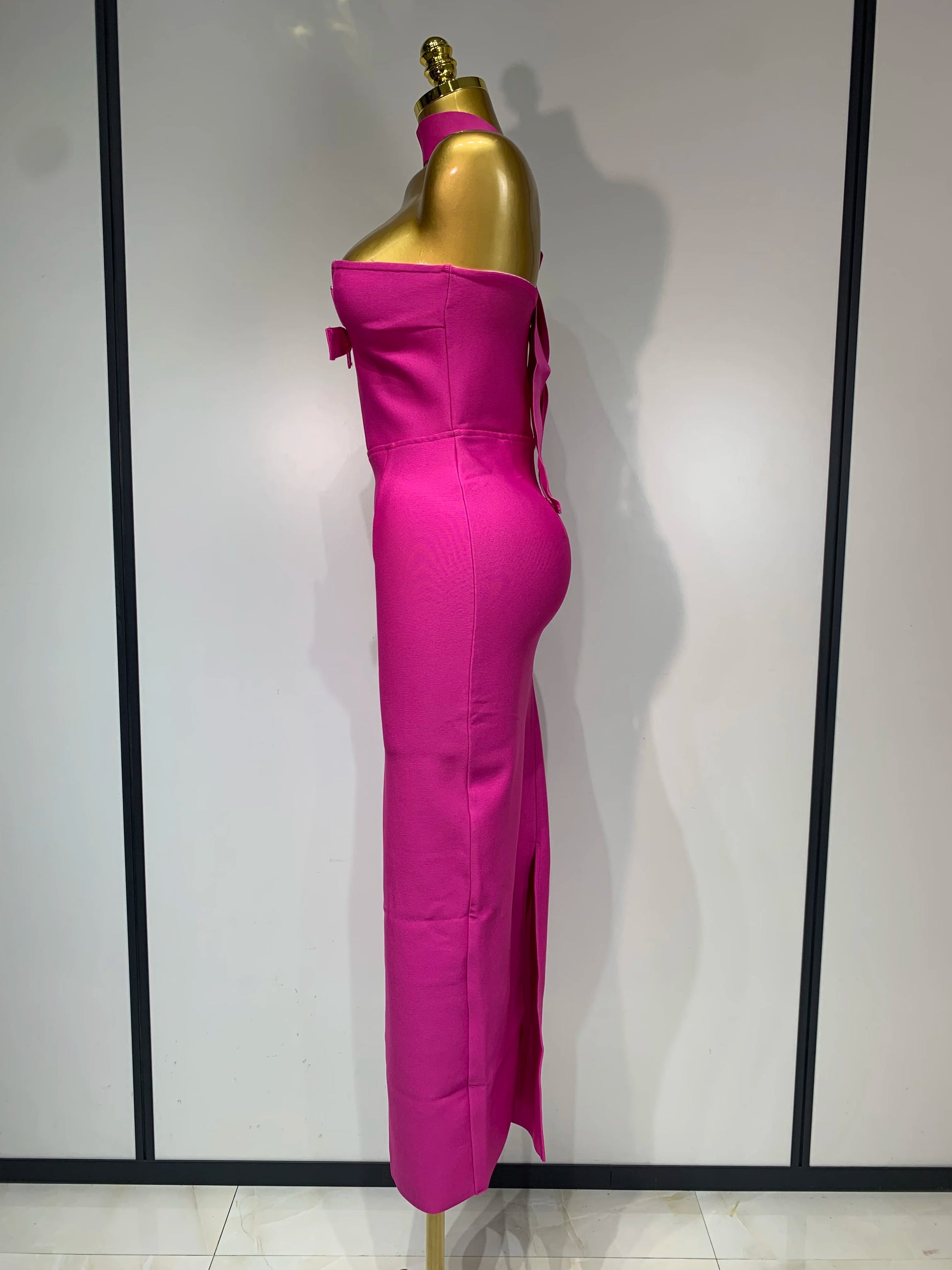 Women Sexy Bodycon Dress Fashion Elegant Strapless Sleeveless Bow Slim Dress Casual Streetwear Club Birthday Party Dresses