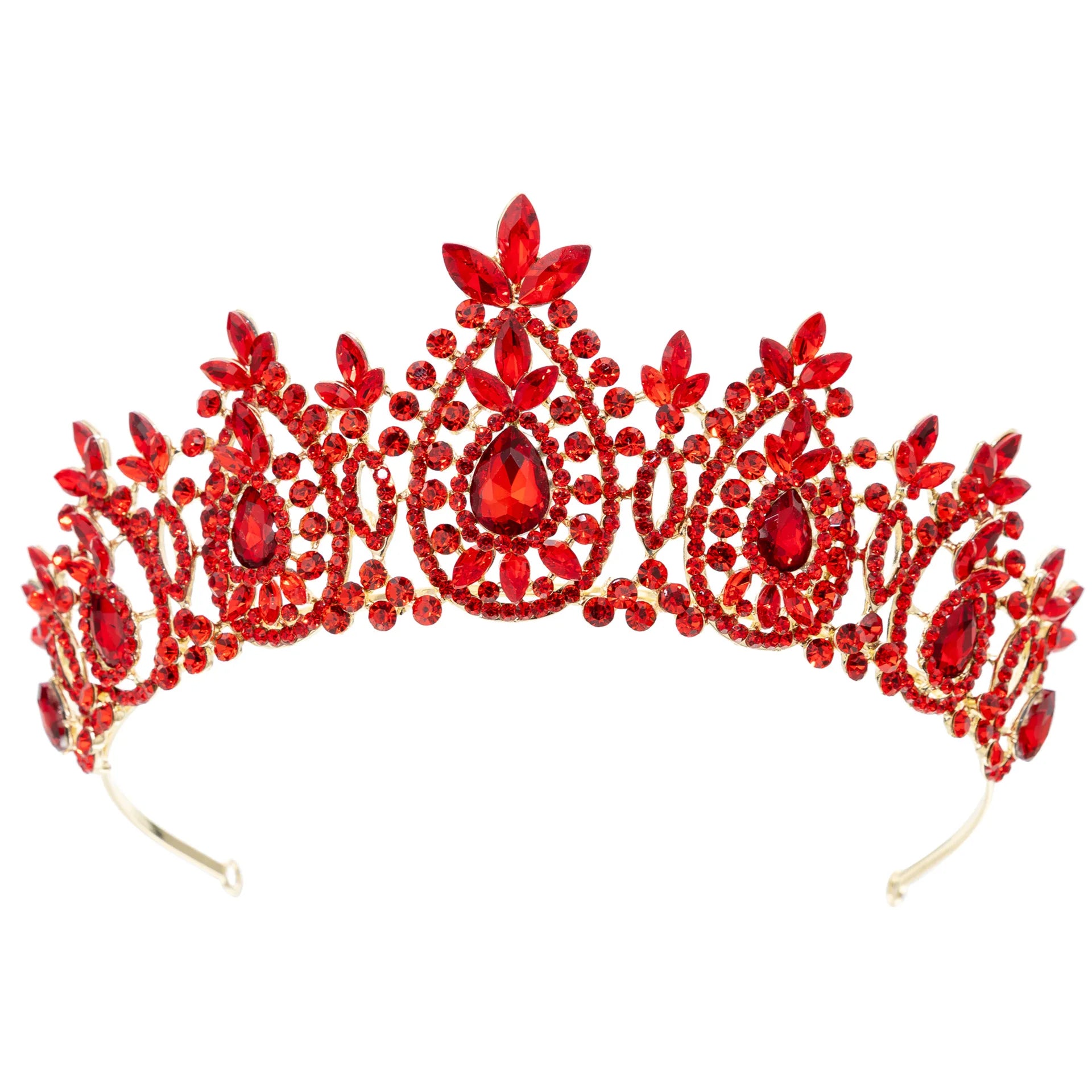 Baroque Crystal Crowns For Women Princess Queen Bridal Tiara Crown For Wedding Headdress Party Prom Bride Hair Jewelry Headpiece as picture 3