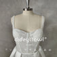 Gaun pengantin v-line mini krep v-neck tanpa lengan untuk wanita tanpa lutut di atas gaun pengantin lutut yang dibuat