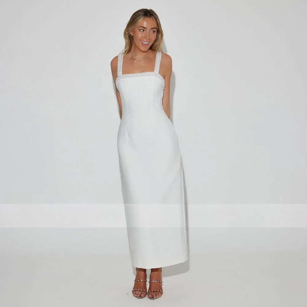 Prom Party Cocktail Evening Dresses Ball Gowns Bridesmaid Dress Woman Elegant Party Dresses for Women Formal Customized Ivory