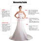 Moderne Spitze Meerjungfrau Hochzeitskleider Seite Split sexy rückenlose Brautkleider Schatz bodenlange Applique Brautkleider