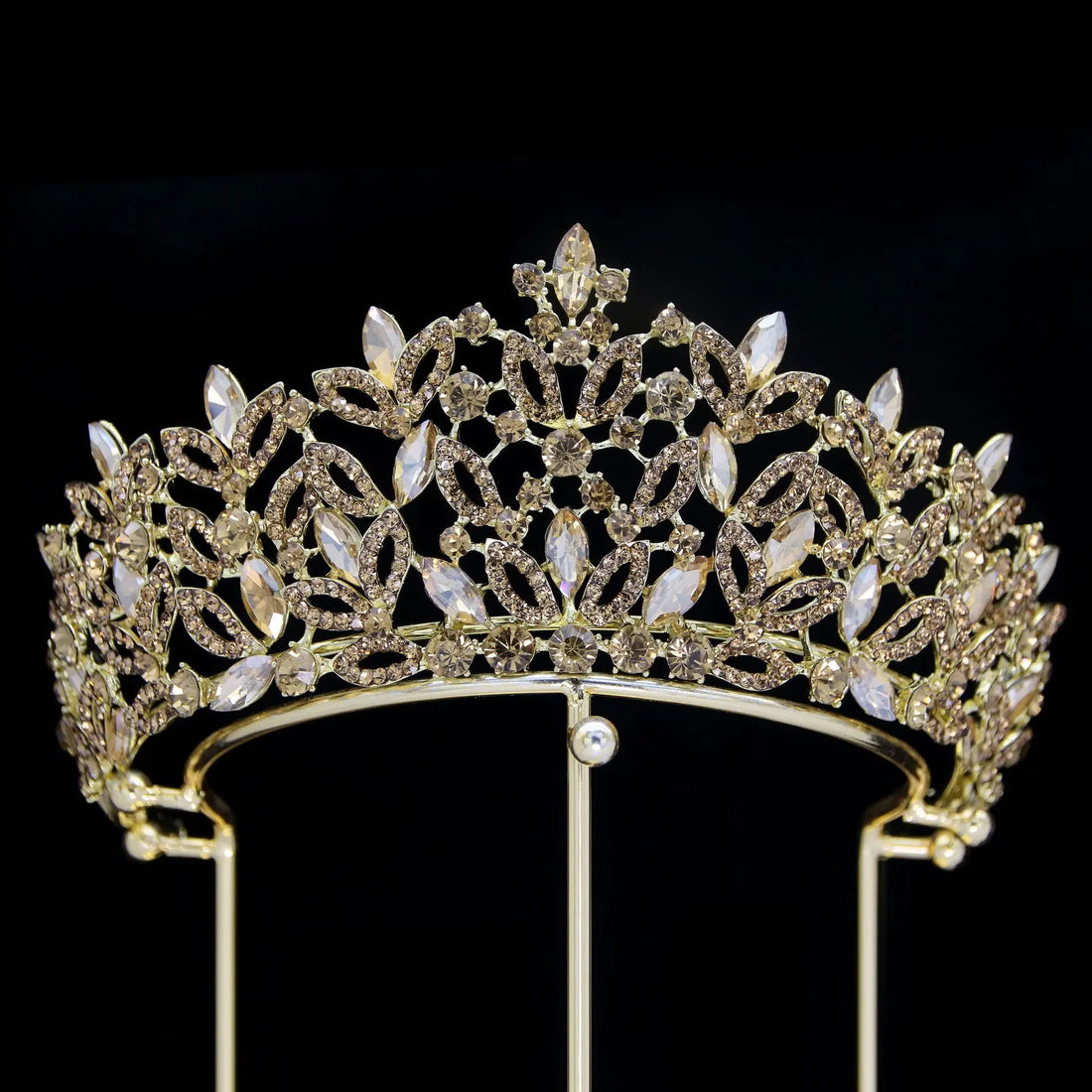 Crystal Crowns For Queen Princess Bridal Tiara Crown For Wedding Hair Accessories Women Crown for Pageant Bride Prom Headpieces as picture 2