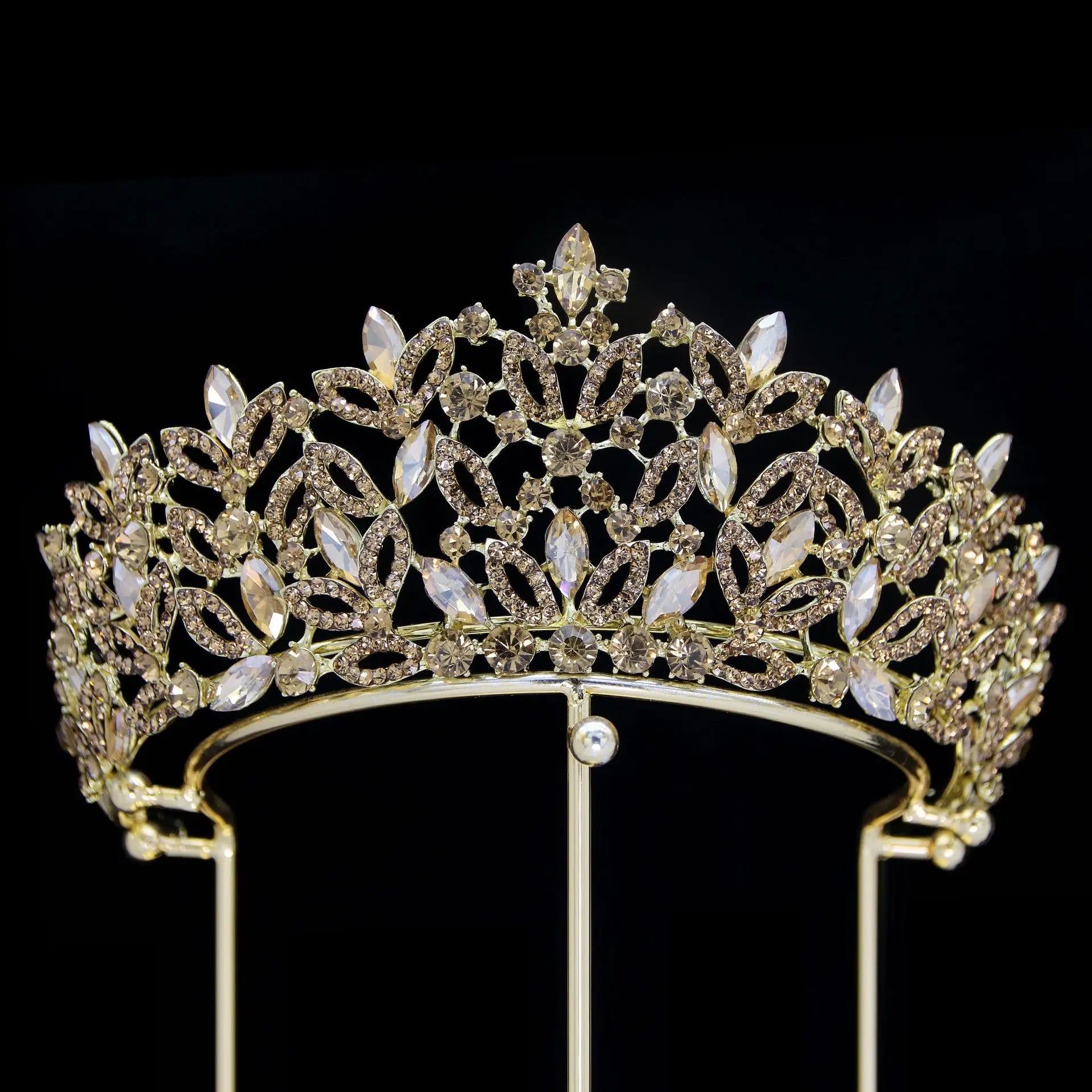 Crystal Crowns For Queen Princess Bridal Tiara Crown For Wedding Hair Accessories Women Crown for Pageant Bride Prom Headpieces as picture 2