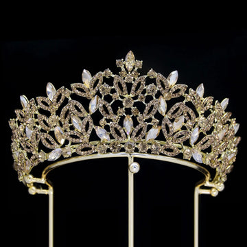 Crystal Crowns For Queen Princess Bridal Tiara Crown For Wedding Hair Accessories Women Crown for Pageant Bride Prom Headpieces as picture 2