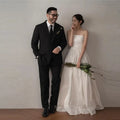 Korea Wedding Prom Party Cocktail Evening Dresses Ball Gowns Chic and Elegant Woman Dress for Women in Dresses Customized Ivory