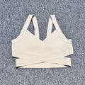Casual Women'S Ultra Short Bandage Vest Spaghetti Strap Sleeveless Hollow Out Solid Color Backless Top Women'S Sports Vest Khaki