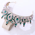 Princess Queen Crowns For Wedding Bride Headdress Crystal Bridal Tiara Crown For Pageant Women Diadem Wedding Hair Accessories