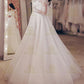 Full Sleeves Pregnant Wedding Dress Lace Appliques Beaded Glitters Tulle A Line Sweep Train Corset Back Bride Gown Bridal