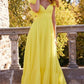 V-neck Prom Dresses Puffy Shoulder Tulle A-line فساتين السهرة Elegant Sleeveless Floor-Length vestidos verano moda