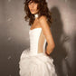 A-Line Mini Wedding Party Dresses untuk Wanita Lipatan Tanpa Telanjang Gaun Bola Gaun Pengantin Gaun Koktail Sederhana Gaun Klub Malam Pakaian
