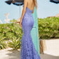 Elegant Off Shoulder Mermaid Prom Dress Embroidery Gauze Backless Vestidos De Fiesta Long Tail Sleeveless Graduation Ball