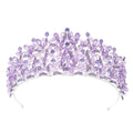 Crystal Crowns For Women Princess Queen Bridal Tiara Crown For Wedding Bride Headpieces Pageant Party Prom Hair Jewelry Diadem as picture