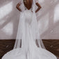 Suknie ślubne syreny paski w szyku w szpic satynowe eleganckie suknie ślubne otwarte back Brides Dress for Women Vestidos de novia