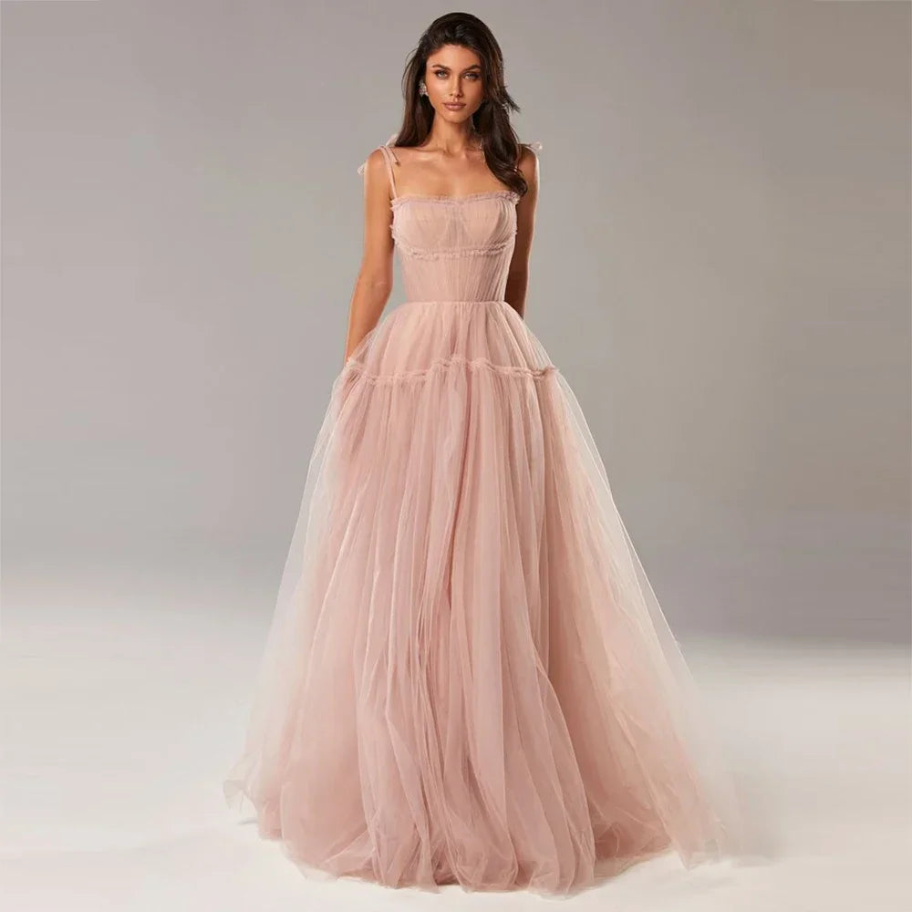 Prom Party Evening Chic and Elegant Woman Dress for Women Suitable Dresses on Request Birthday Dresses Luxury Customized Pink