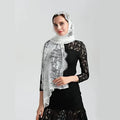 Lace Mantilla Veils For Church Spanish Muslim Head Covering Lace Shawl Scarf For Women Catholic Chapel Veils For Wedding Bride