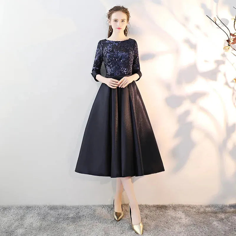 Elegant Sequins Wedding Bridesmaid Mother Dresses for Women Summer Sexy Formal Long Party Dress Female Slim Ball Gown Maxi Dress Black