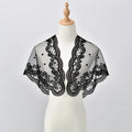 Black Lace Mantilla Veil For Church Spanish Head Covering Shawl For Women White Catholic Chapels Veils For Wedding Bridal Veils