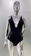 2 Color Woman Bodycon Body shaping Jumpbady Shapewear Evening Dress Under Wear Club Party Outfit Stage Performance Costume