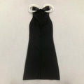 Women Sexy Strapless Big Pearl Beading Bodycon Long Bandage Dress Celebrate Evening Party Red Carpet Fashion Outfit