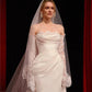 Eleganckie sukienki dla małżonków damskich satynowe plisowane syrena koronka z długim rękawem księżniczka sukienka ślubna