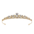 Bridal Tiara For Women Girl Zircon Small Princess Crowns Tiaras For Wedding Bride Birthday Party Prom Hair Jewelry Accessories as pic 3