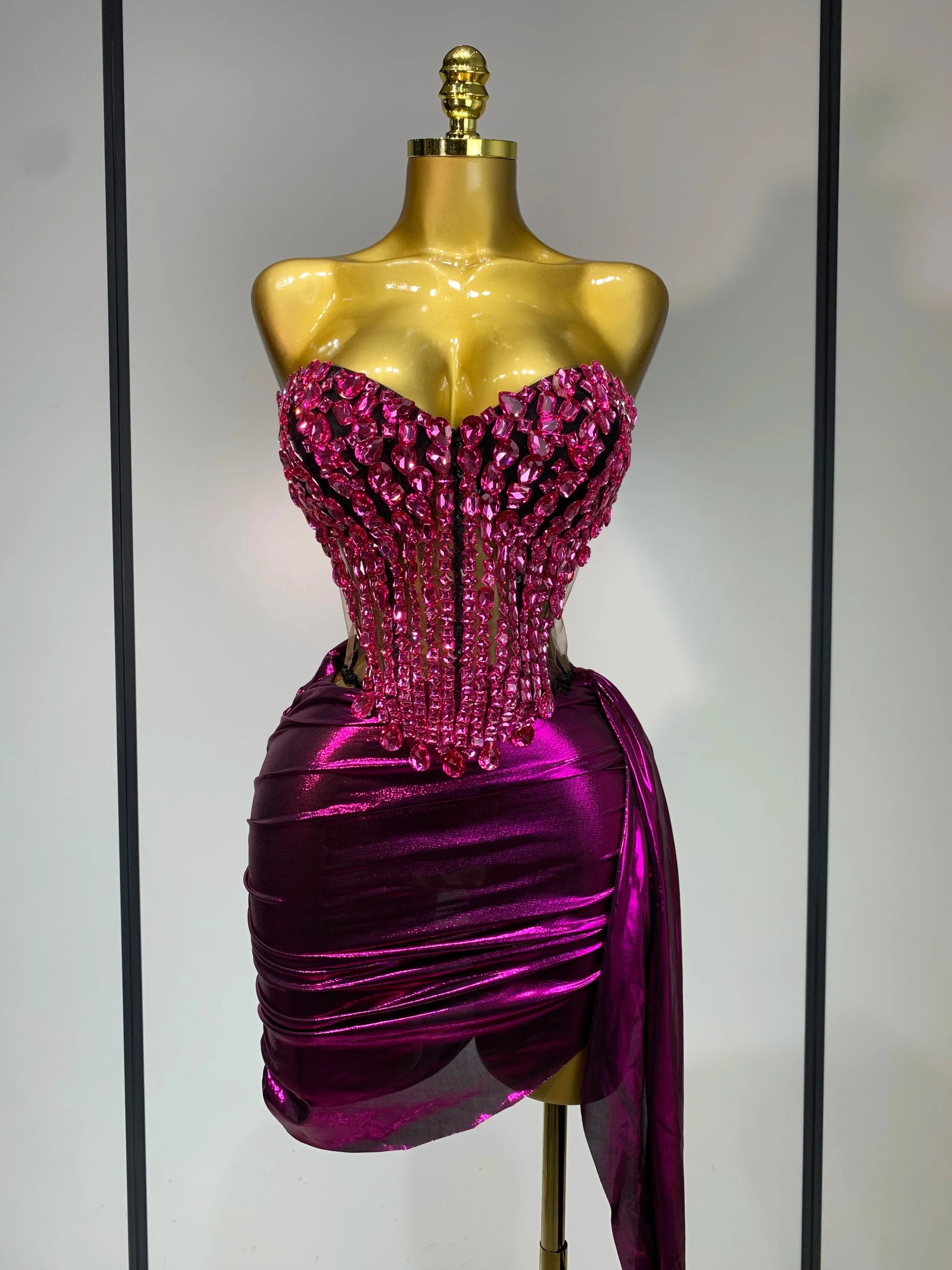 Luxury Birthday Party Celebration Dress Singer Dancer Stage Perform Cl ...