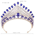 Baroque Queen Crowns For Women Crystal Princess Bridal Tiara Crown For Pageant Party Prom Hair Jewelry Diadem Wedding Headdress as picture 4