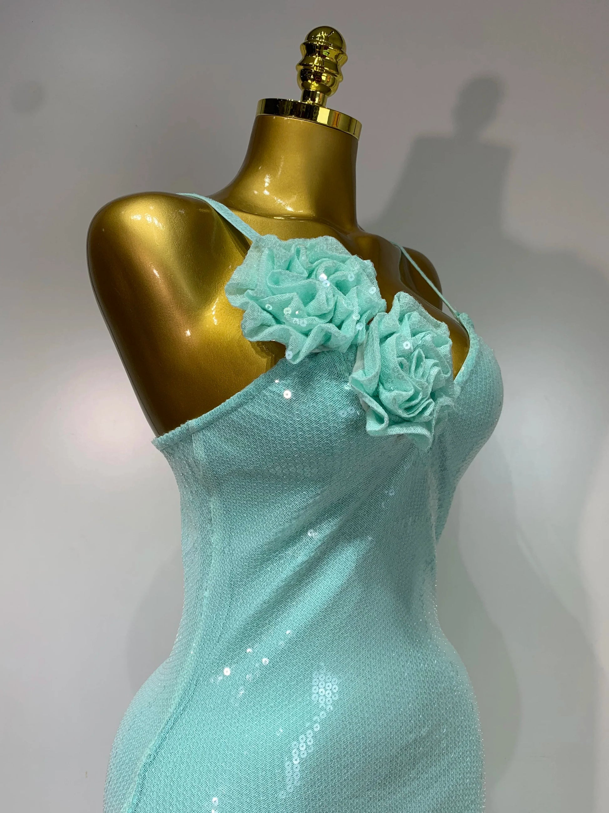 Women Sexy Sling V Neck Appliques Sequines Glitter Bodycon Long Dresses Luxury Birthday Party Celebrity Evening Prom Gown