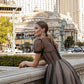 Black Prom Dresses Dot Tulle Cap Short Sleeves A Line Tea Length O Neckline Formal Party Special Occasion Evening Gowns