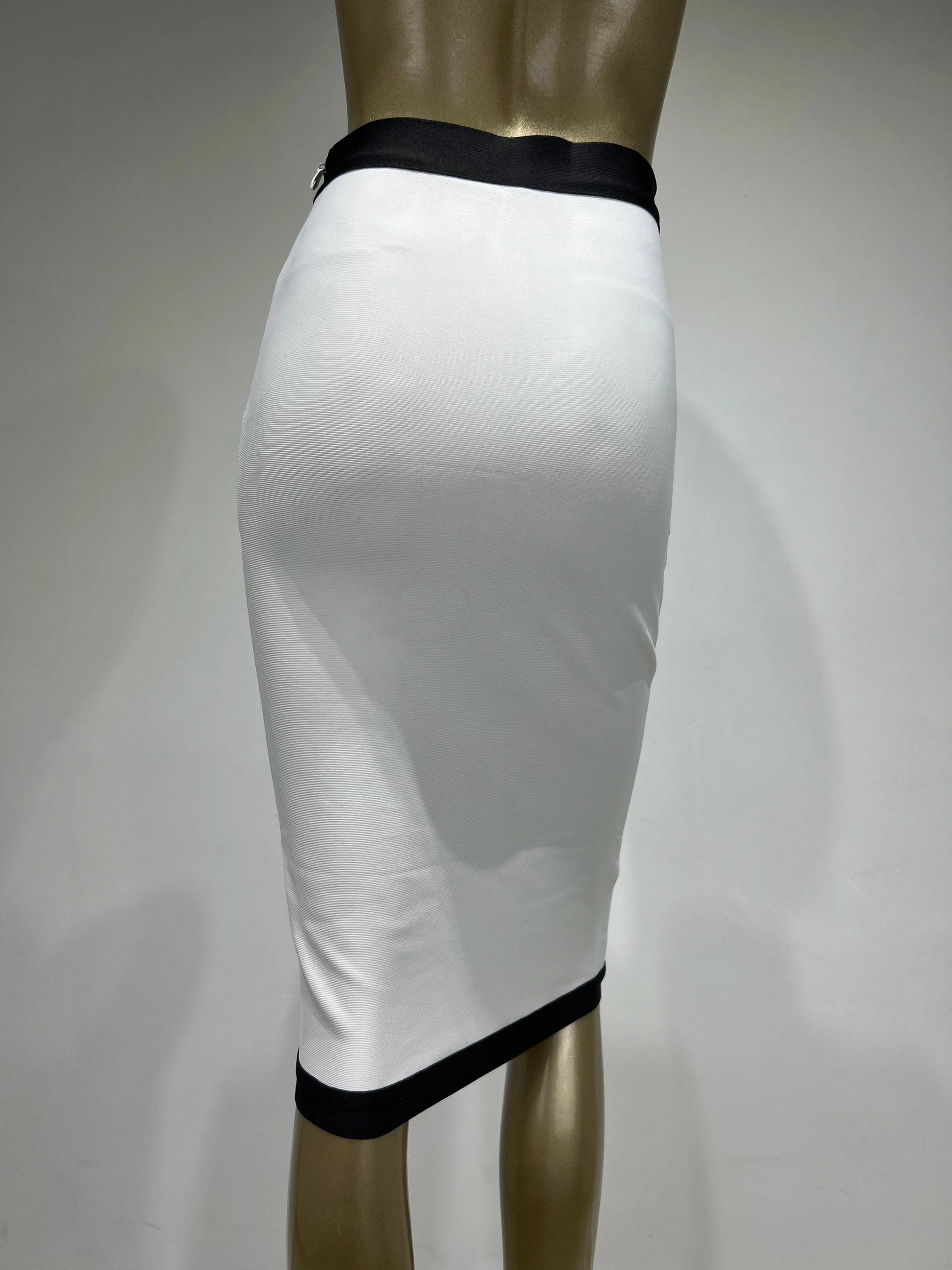 All Match Style 2 Color Golden Buttons Package Hips Knee Length Bandage Skirt Fashion Office Lady Wear Woman Basics item