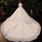 Luxury White Satin Slash Neck Wedding Maxi Abite per la sposa Elegante abito da ballo da ballo da ballo lungo