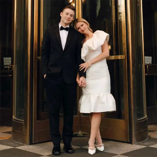 Beach Simple Satin White Wedding Dresses Women Sleeveless Mermaid Backless Gowns One Shoulder Party Dress Custom Made 20w