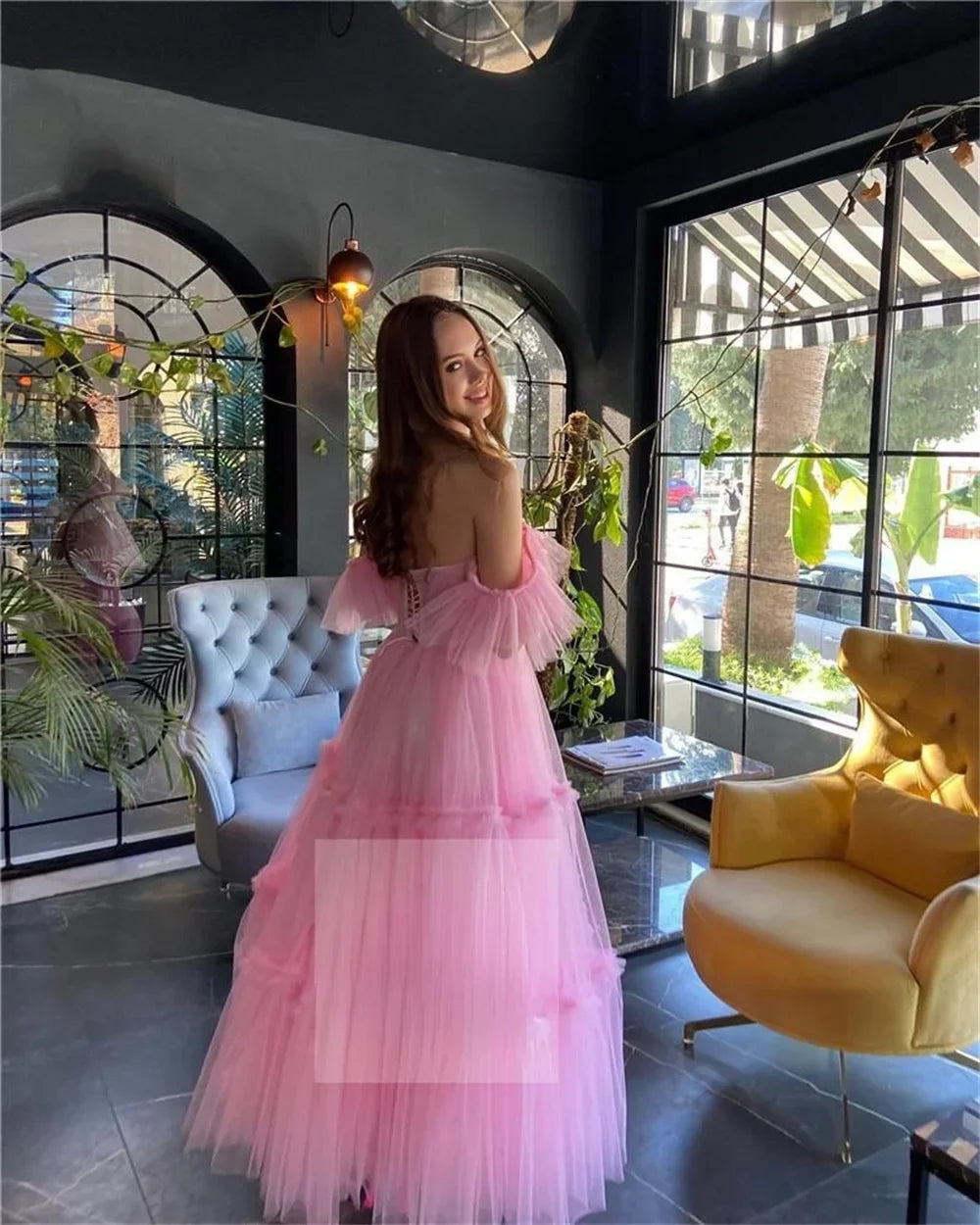 Women's Evening Dress Luxury Simple and Elegant Formal Dress Wedding Long Dresses for Prom Occasion Dresses Customized Pink